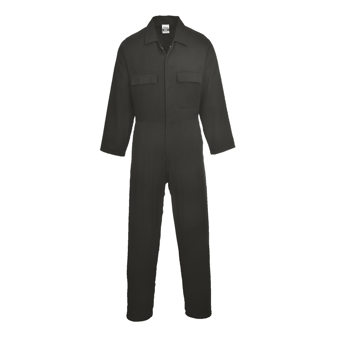 S998 Portwest® 100% Cotton Workwear Coveralls - black